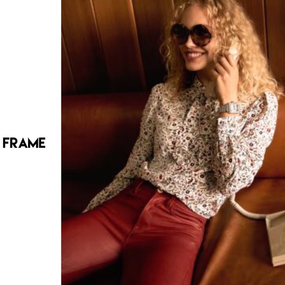 Frame Denim Denim - Frame Le High Hunter Red Coated Skinny NWT $235 Frame Denim Denim - Frame Le High Hunter Red Coated Skinny NWT $235